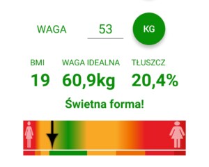 Mam 13 lat wzrost 167 i wagę 53 czy powinnam schudnąć?